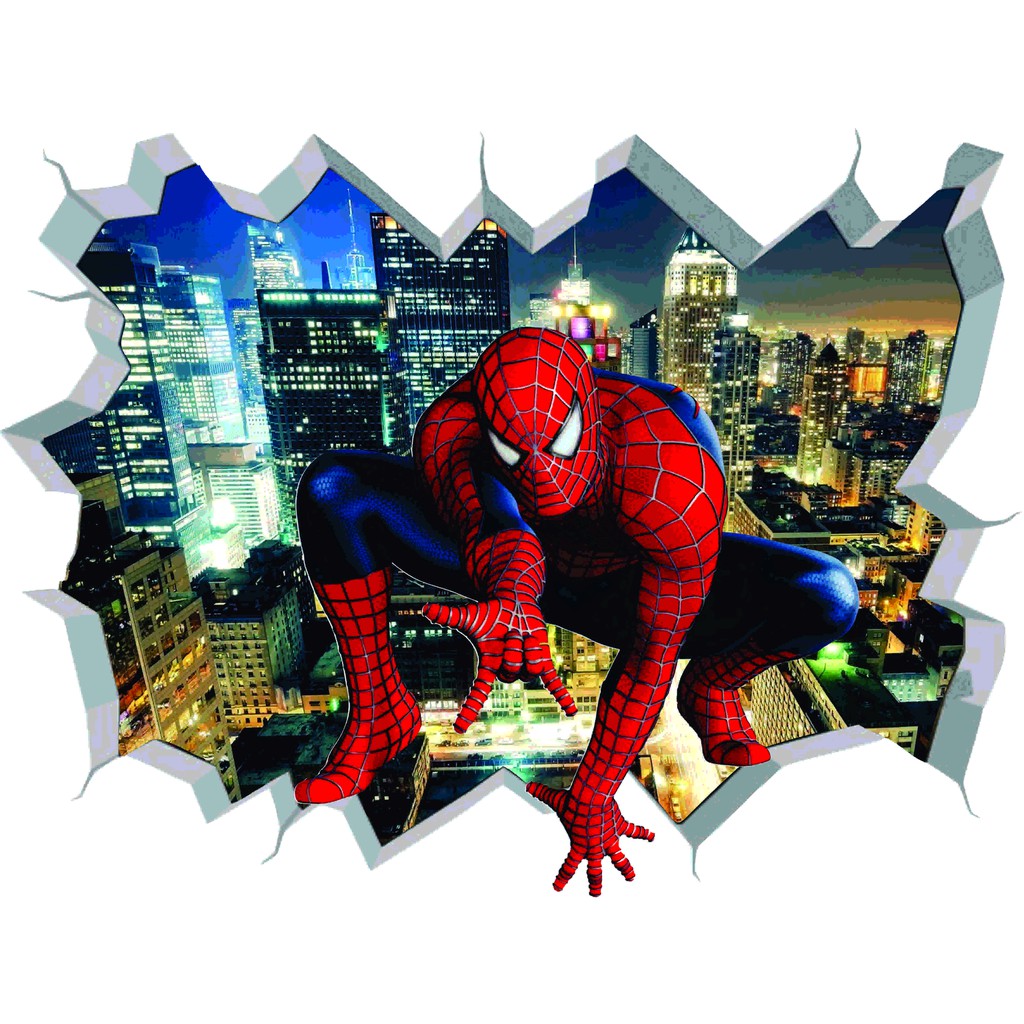 Adesivo 3d Homem Aranha Spider Man Shopee Brasil 1088