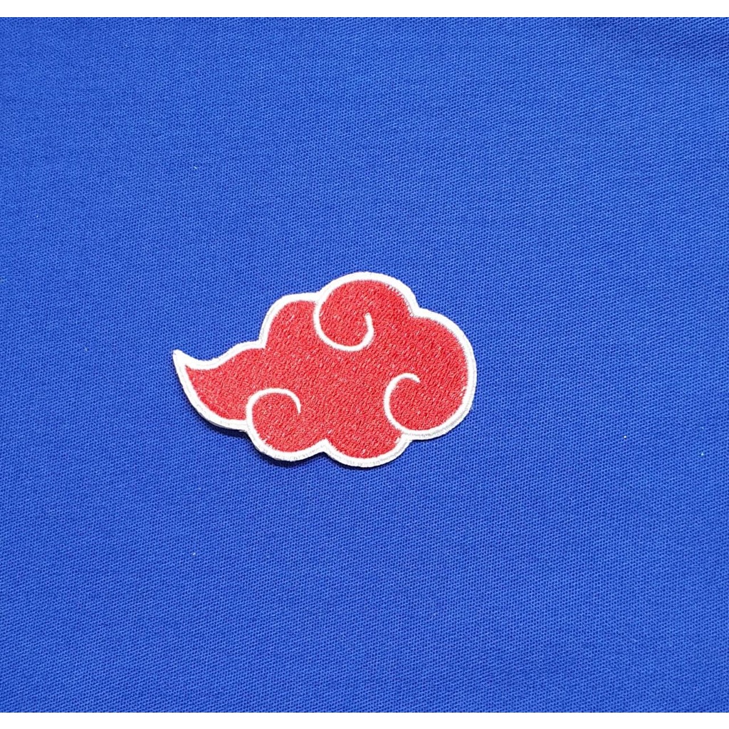 Patch Aplique Bordado Nuvem Naruto Akatsuki 4,5cm x 7cm em Oferta na Shopee