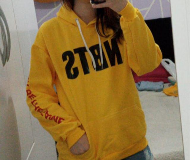 moletom amarelo camila cabello