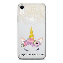 Capinha De Celular Unicórnio Com Nome Chifre