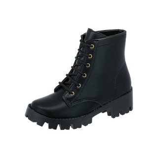 Bota Blogueira Sola Tratorada Cano Curto