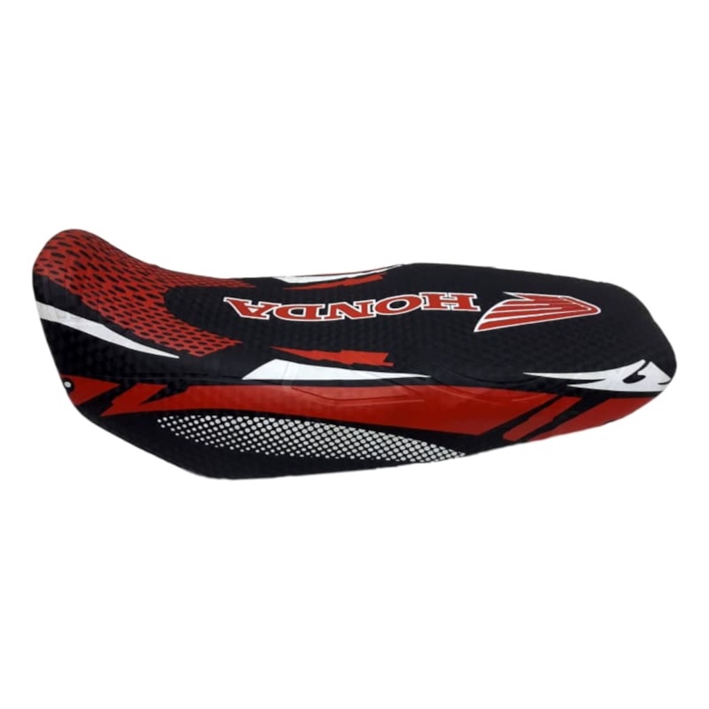 Capa De Banco Honda Cg Fan Start Titan 125/150/160 Biz 125 Twister Xre 300 Cb 300 Emborrachada