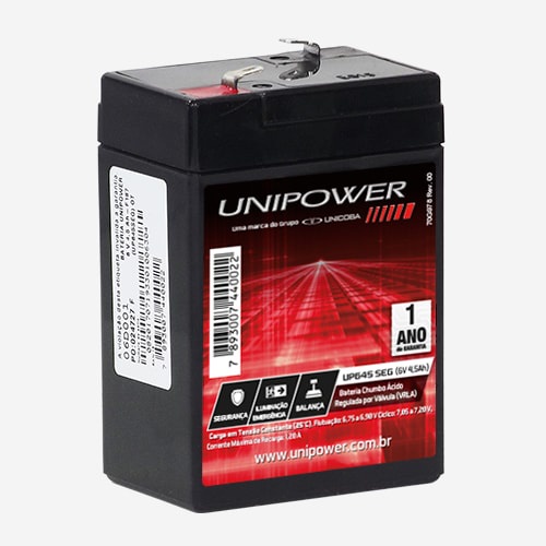Bateria 6v 4,5ah Para Brinquedo Bandeirantes, Motinha Elétrica, Carrinho Elétrica, Balança