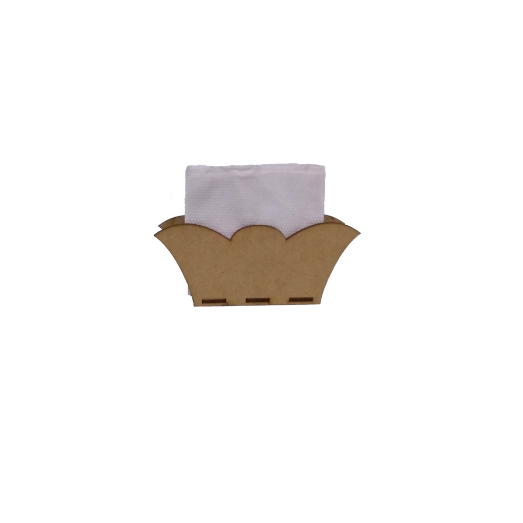 Porta Guardanapo Tulipa Flor Em MDF Kit com 20 Pçs  Provençal Festa Decoração
