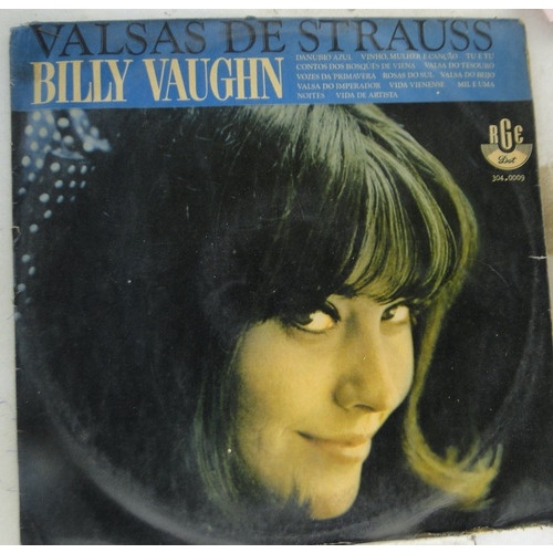 Lp Billy Vaughn E Sua Orquestra- Valsas De Strauss -  Bi073