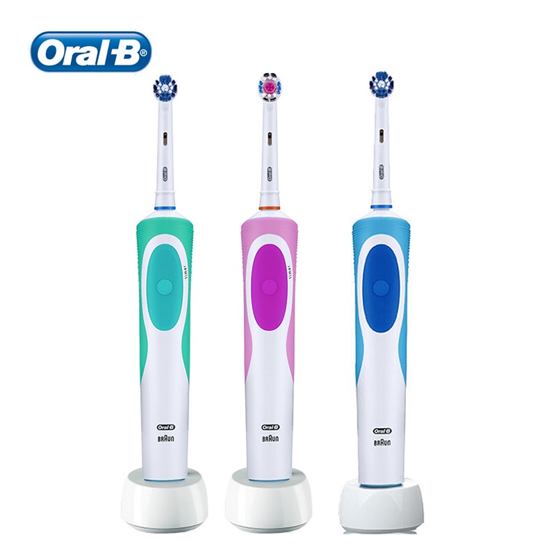 Oral B Vitalidade Escova Dental Elétrica Recarregável 2D Eletrônica De Limpeza Rotativa Para Adultos