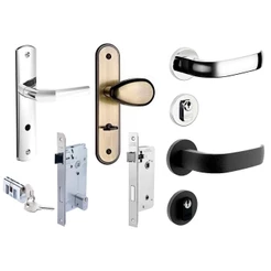 Fechadura Pop Line Icaro Golf Interna Externa Banheiro Inox Cromada Preto Alta Qualidade - SOPRANO