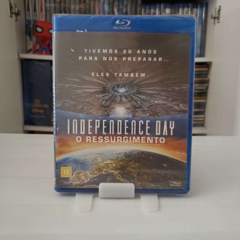 Bluray Filme Independence Day - O ressurgimento (Lacrado)(LEIA A DESCRIÇÃO) * Ficção científica, Ação Elenco: Liam Hemsworth, Jeff Goldblum, Bill Pullman