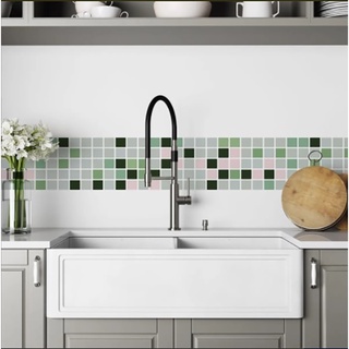 Faixa Decorativa Azulejo Cozinha Cores Claras A001