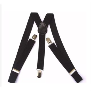 suspensório unissex preto ajustável adulto masculino e feminino em Oferta na Shopee