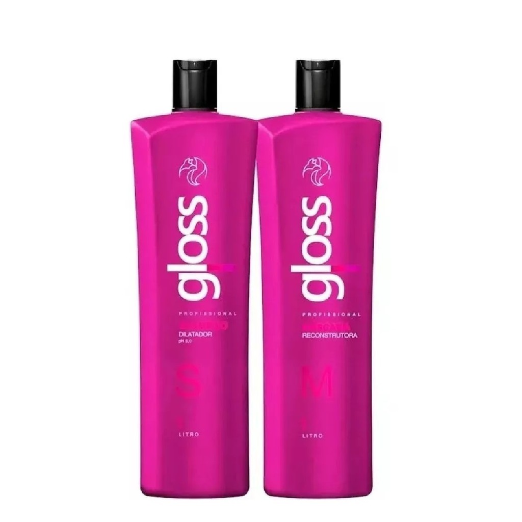 Kit Fox Gloss Escova Progressiva 2x1000 em Oferta na Shopee