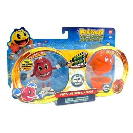 Pac Man Kit - Pac Panic Spinners - Pacs Pal Spiral E Clyde - Sunny