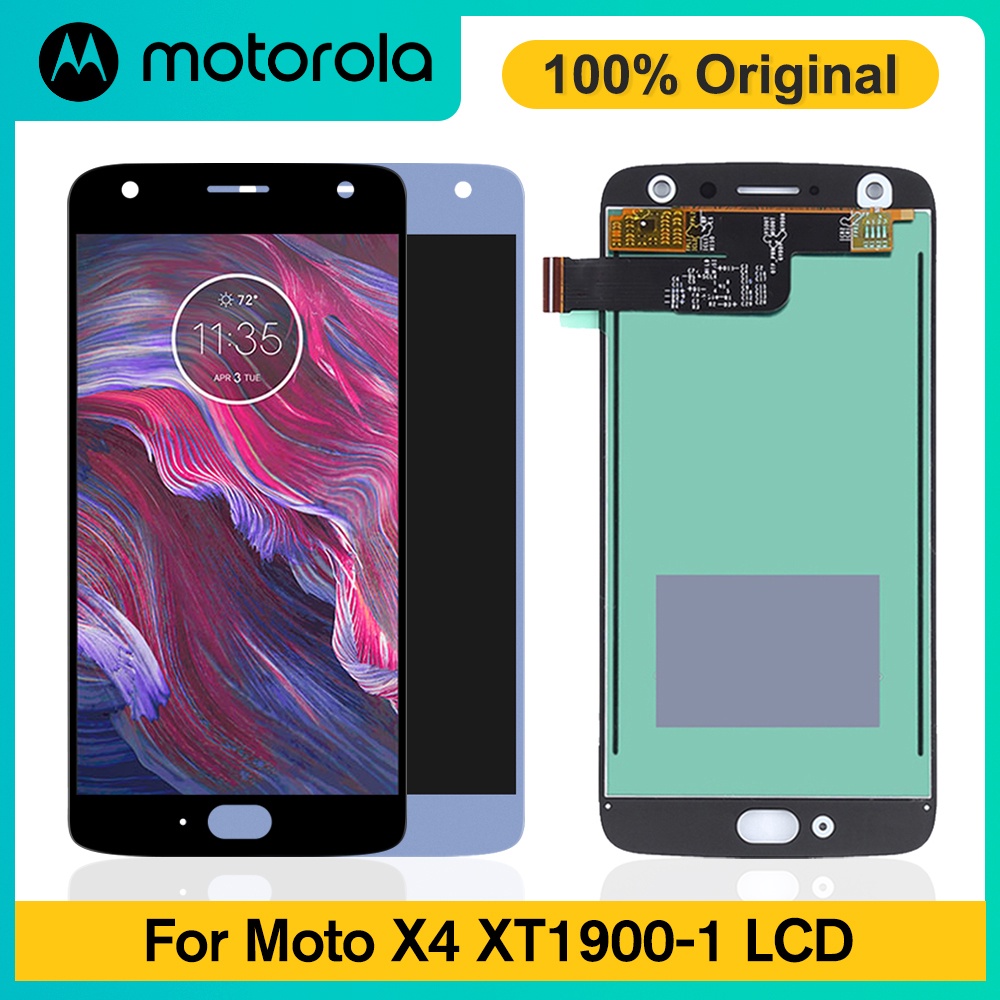 Lcd Para Motorola Moto X4 Display Tela Xt1900 Touch Frontal Com Aro  Completo Módulo Visor Original Preta Dourado Branco | Shopee Brasil