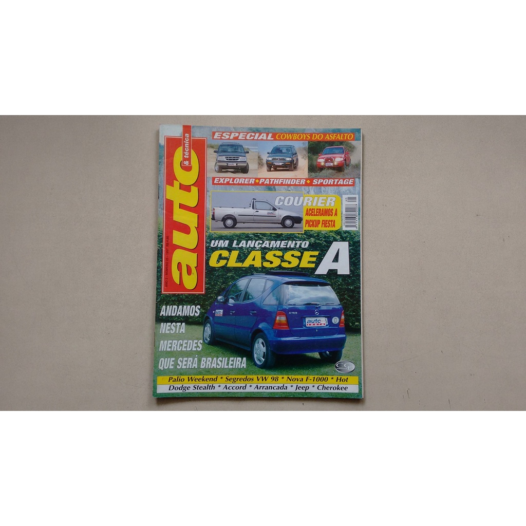 Revista Auto & Técnica 25 Classe A Courier Palio F-150 554l