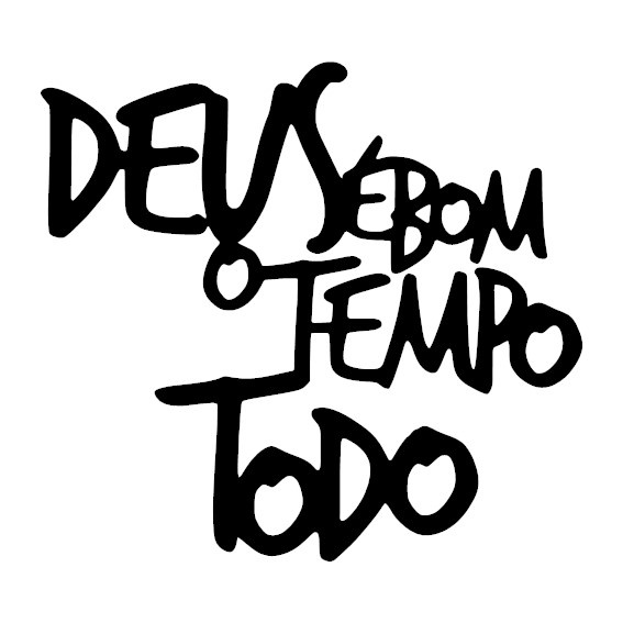 Adesivo Deus é Bom o Tempo Todo AD1004 SDUFEH28SE4F em Oferta na Shopee