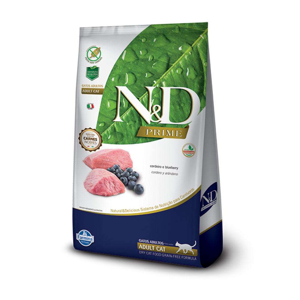 Racao Nd Prime Gatos Adultos Cordeiro - 7,5kg
