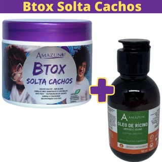 Amazun - Botox Solta Cachos 500g + Óleo de Rícino Nutrição