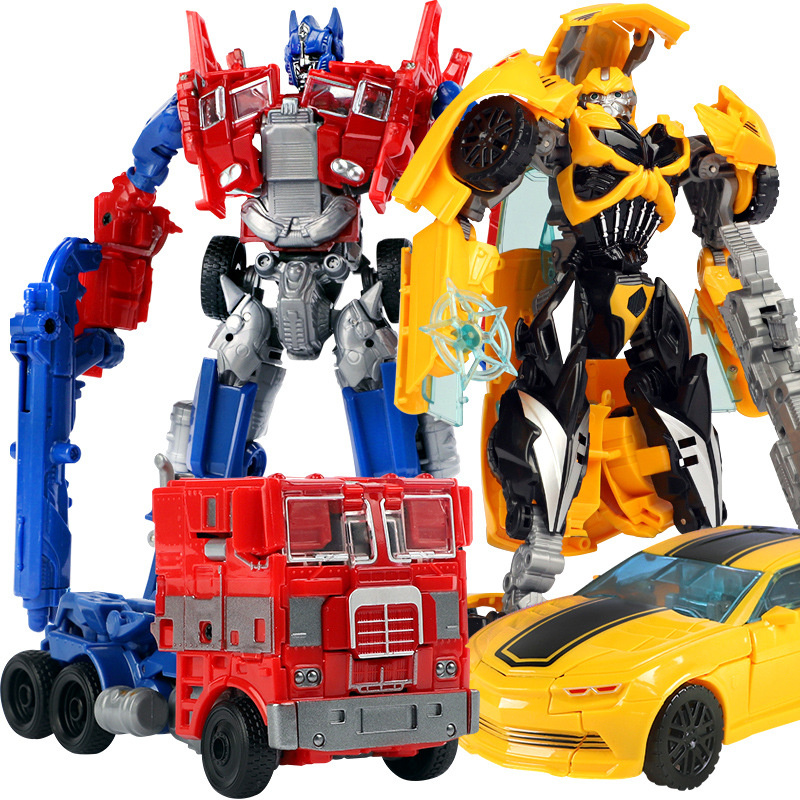 Transformers Modelo Optimus Prime Bumblebee Brinquedo Robô Carro