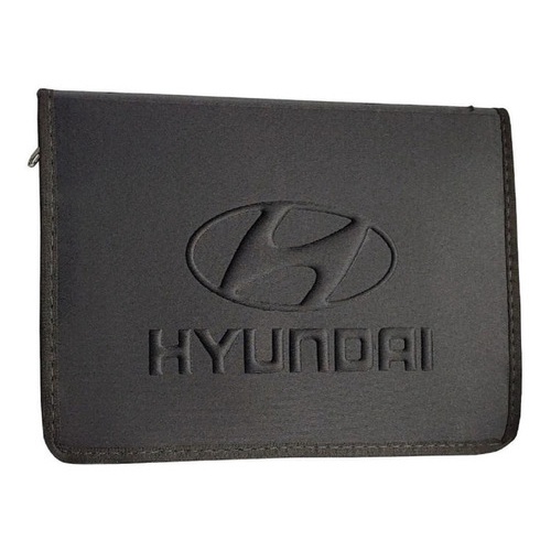 Case R¡gido Capa Porta Manual E Documento Carro Hyundai