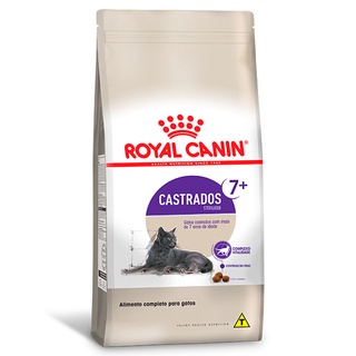 Ração Royal Canin Feline Health Nutrition Sterilised 7+ para Gatos Adultos Castrados a partir de 7 anos de idade - 4Kg