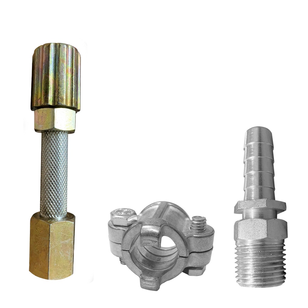 Bico Esguicho Regulável 3,2mm Metal Para Lava Jato Com Espigão e Abraçadeira Rosca 1/2 NPT em Oferta na Shopee