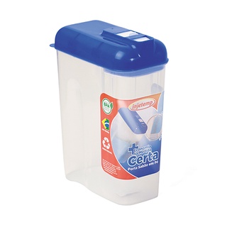 Porta Sabão em Pó com Dosador 2L INJETEMP ORGANIZADOR LAVNDERIA