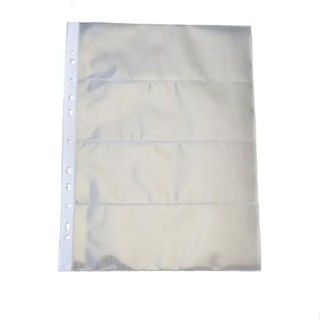 Kit 10 Folhas Grande Cédula POLIPROPILENO 4 Divisões  32x24cm em Oferta na Shopee