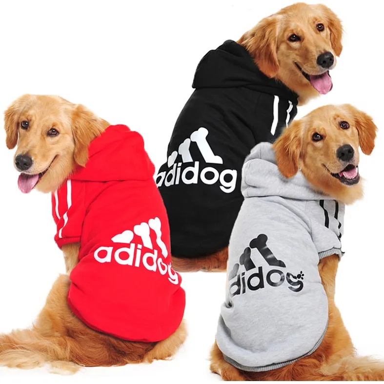 Roupa Grande De Cachorro Esportiva Com Capuz Para em Oferta na Shopee