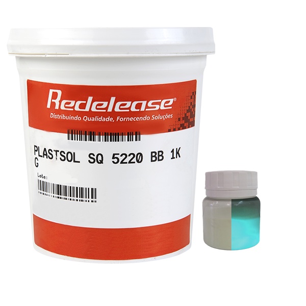 Kit Plastisol SQ 5220 + Pigmento Redelux Para Fabricação De Isca Glow