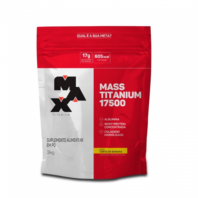 MASS TITANIUM REFIL 3 KG TORTA DE LIMAO MAX TITANIUM