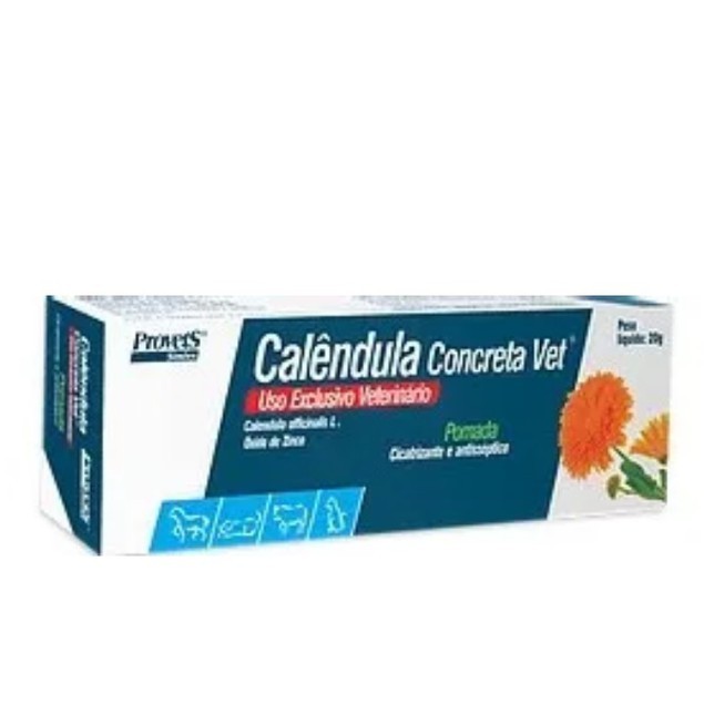 Pomada Cicatrizante Calêndula Concreta Vet. 20g - Provets