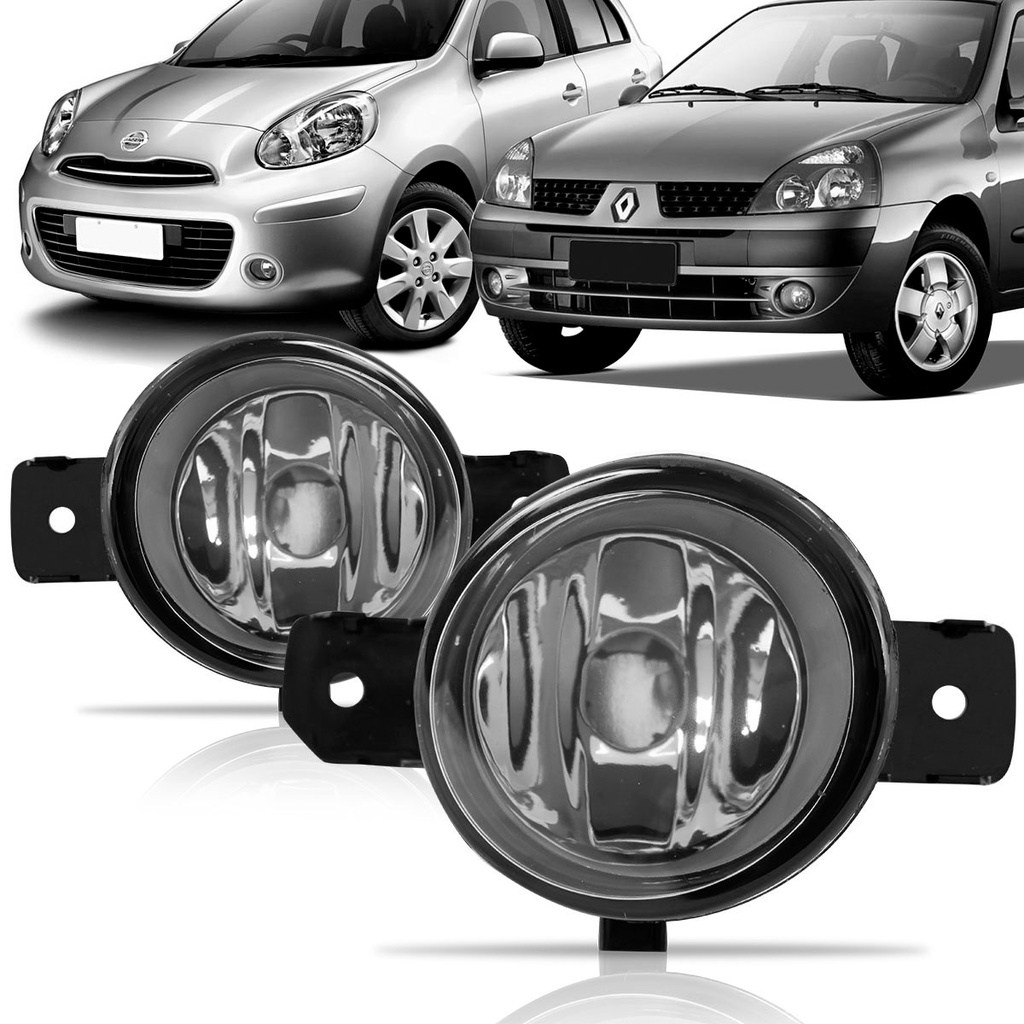 Par Farol Milha Clio 2003 A 2012 March 2014 A 2020 em Oferta na Shopee