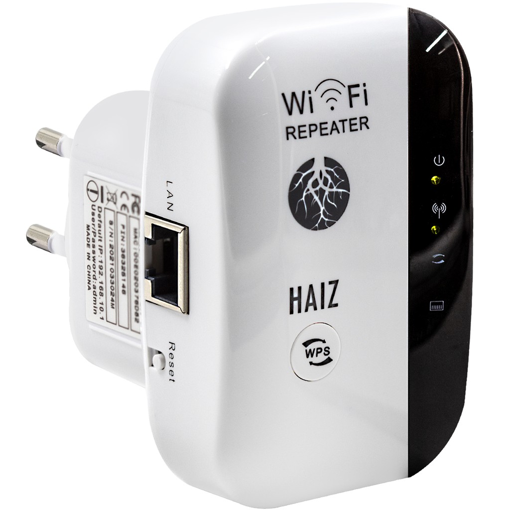 Repetidor De Sinal Wifi Haiz Expansor Wireless 300m Amplificador de Internet HZ-WR03