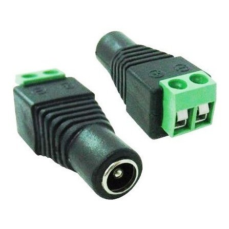 KIT 100 PLUG CONECTOR P4 FÊMEA PARA CFTV CAMERA BORNE AD-604 C