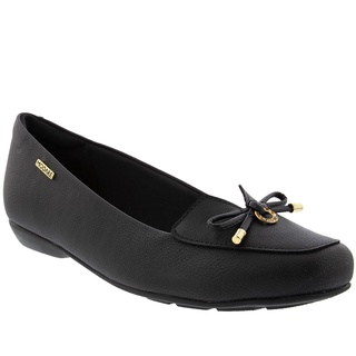 Mocassim Modare Ultraconforto Detalhe Laço Preto