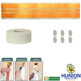 Kit Fita Elétrica Eletrofita 3 Pistas 1 Metro 750v/15amp em Oferta na Shopee