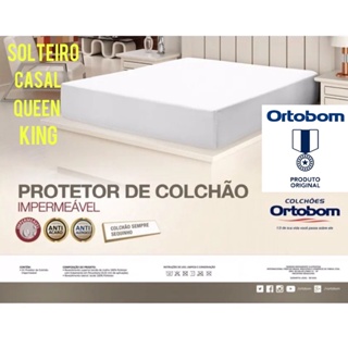 Capa Protetor Colchão Ortobom Impermeável vários Tamanhos em Oferta na Shopee