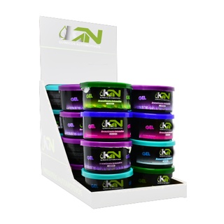 Kit Com 6 Unidades Aromatizante Para Carro Em Gel 60g Kn