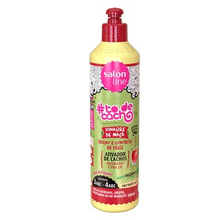 Salon Line Ativador De Cachos S O S Cachos Definidos 300ml Shopee Brasil
