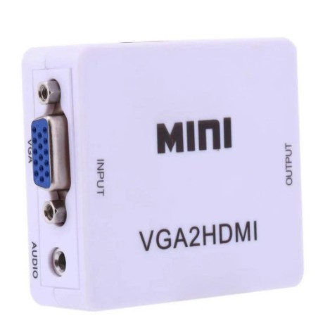 adaptador conversor Vga2 hdmi Vga para Hdmi 1080p