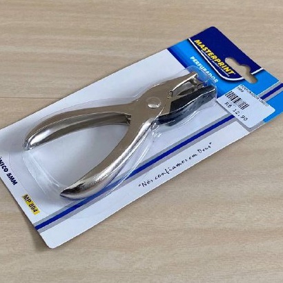 Alicate furador de papel 6mm - furo unico - Masterprint-scrapbook