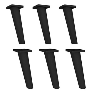 Pés Palito Retrô - Kit com 6 unidades Multimóveis Preto em Oferta na Shopee