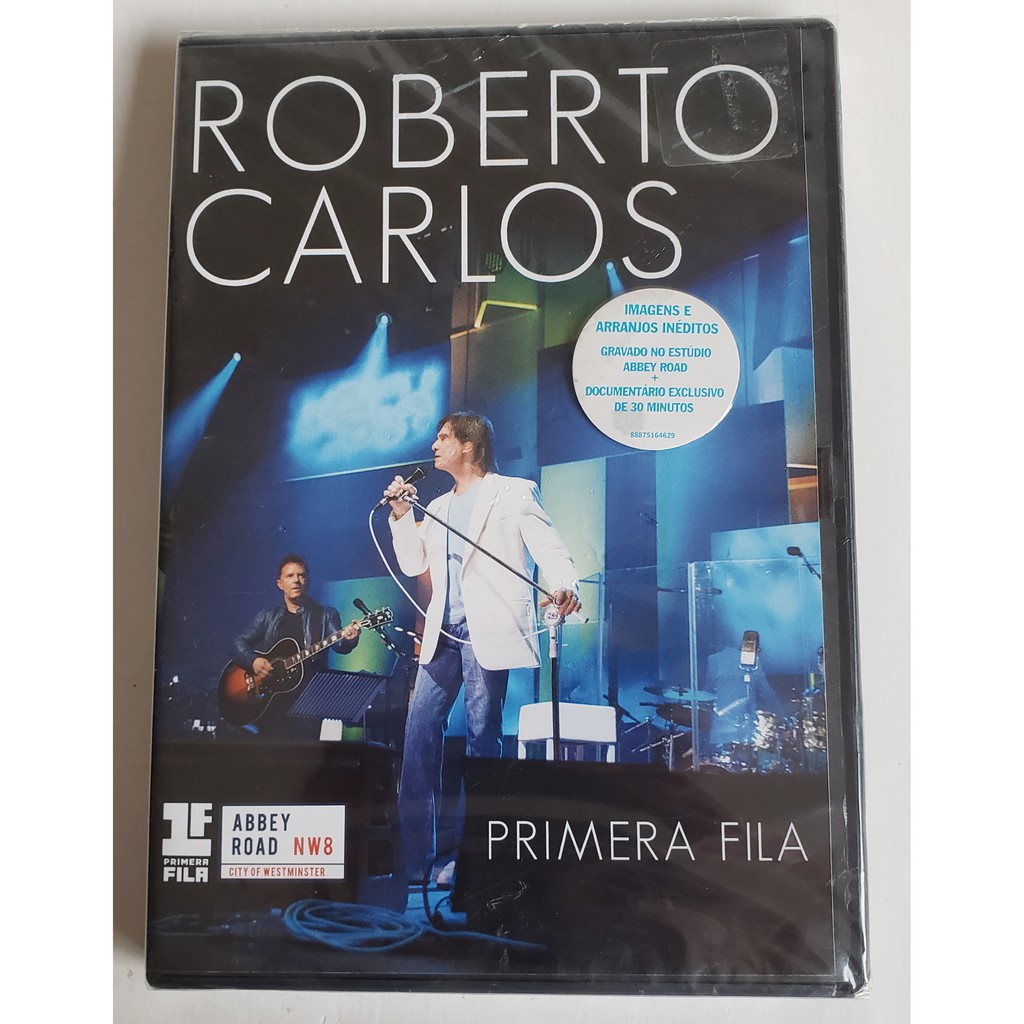 DVD Roberto Carlos Primeira Fila Original Lacrado