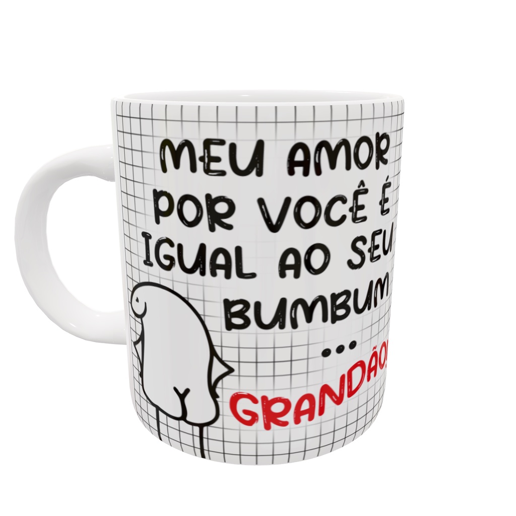 Caneca Namorado Meme Flork Porcelana Personalizada Divertida em Oferta na Shopee