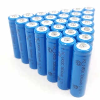 Bateria Recarregável para lanterna tática Li-ion MSX 14500 3000 mAh 3.7v