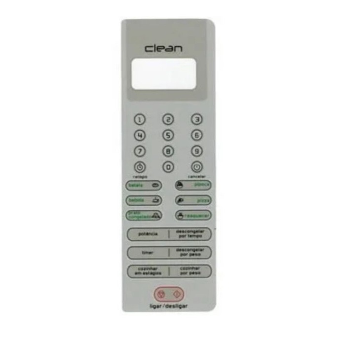 Painel Membrana Teclado Microondas Brastemp Bms 18ab Clean