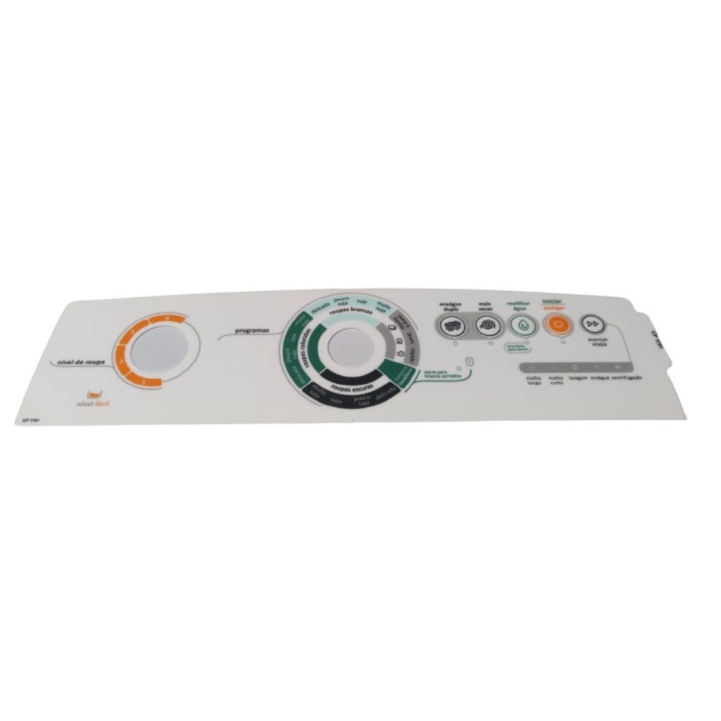 Painel Decorativo Compatível para Lavadora  Consul cwc10 cwk11 cwg11 W10720493