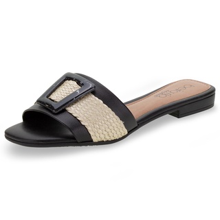 Sandália Feminina Rasteira Beira Rio - 8405204