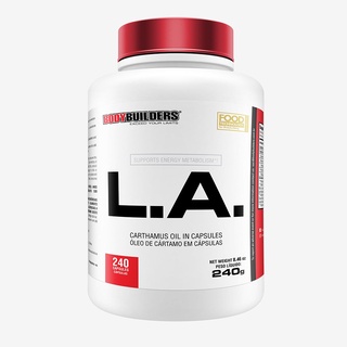 Óleo de Cártamo L.A. - Pote com 240 Cápsulas - Auxilia a Melhorar a Ssaúde e o Funcionamento do Sistema Cardíaco - Bodybuilders