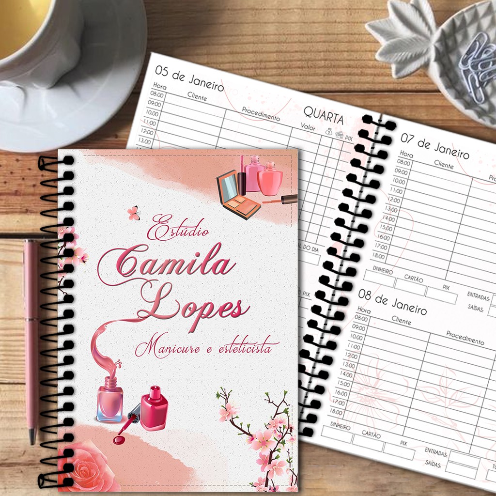 Agenda 2022 Manicure: Onde Comprar | BuscaProdutos